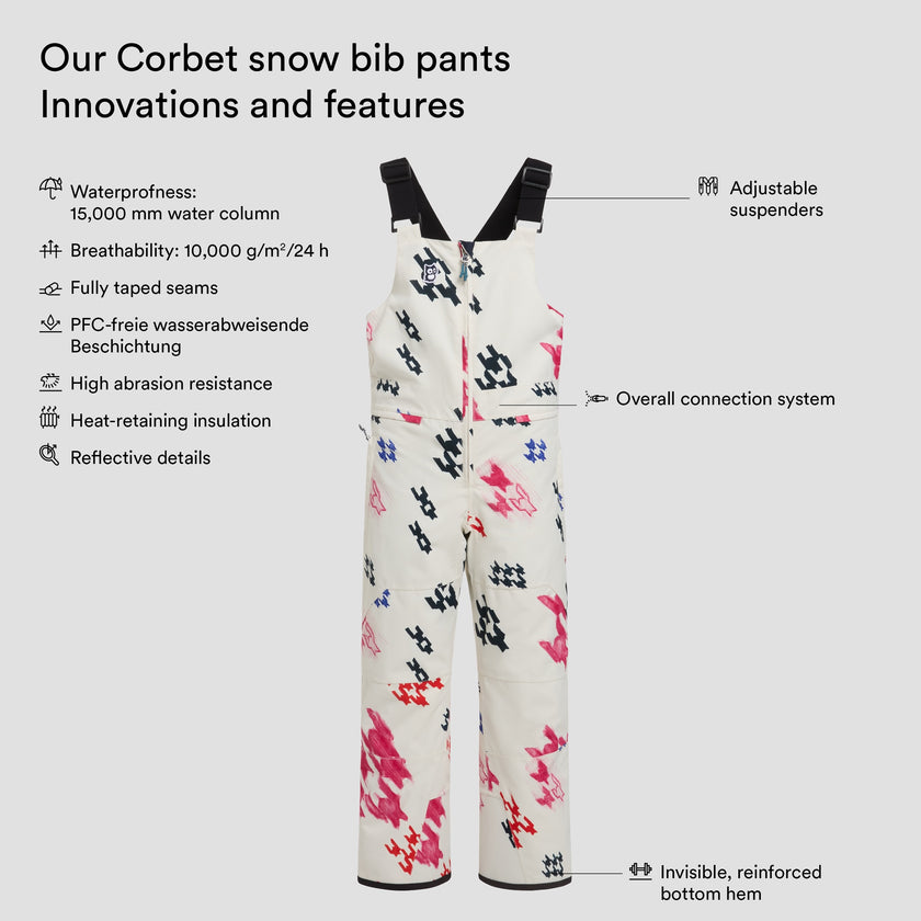Corbet snow bib pants