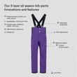 Dait 3 layer all season bib pants (4)