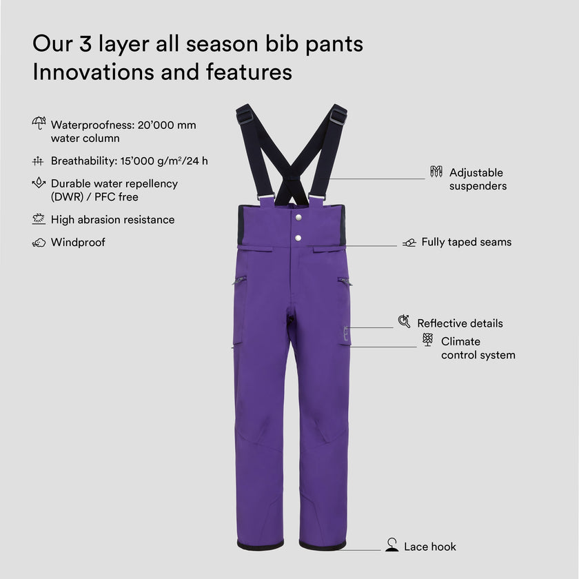 Dait 3 layer all season bib pants (4)