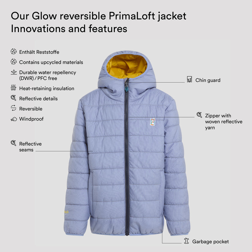 Glow reversible PrimaLoft jacket Upcycled (8)