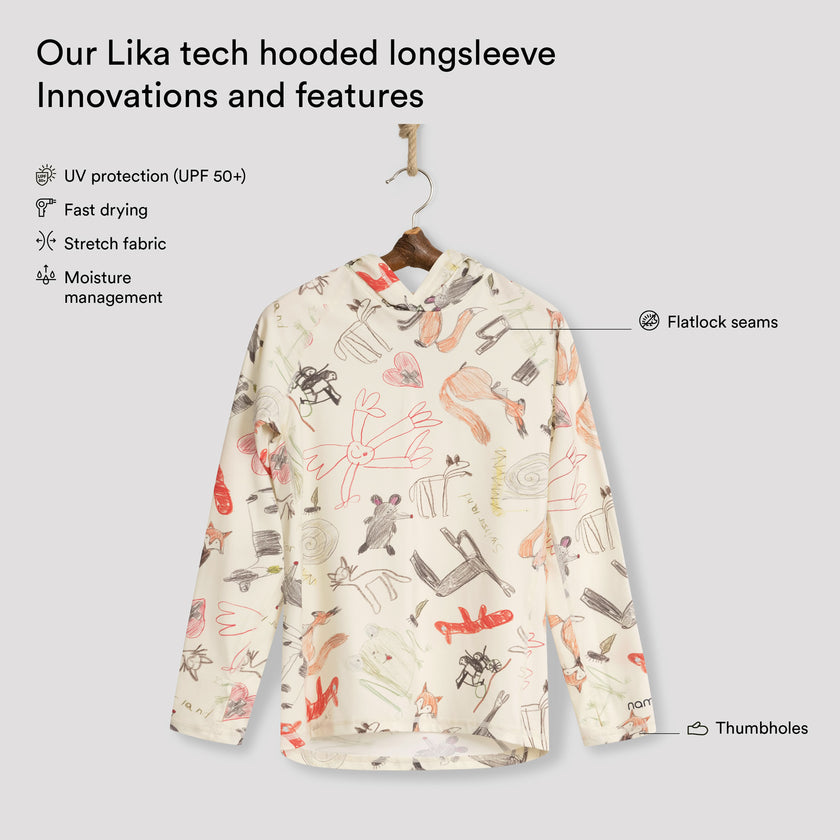 Lika tech hooded longsleeve
