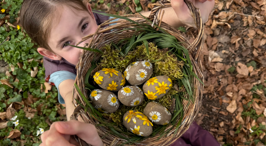 Sedd bombs in Easter egg shape