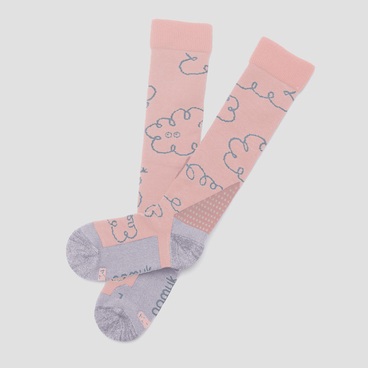 Clouds Merino ski socks