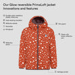Glow reversible PrimaLoft jacket 