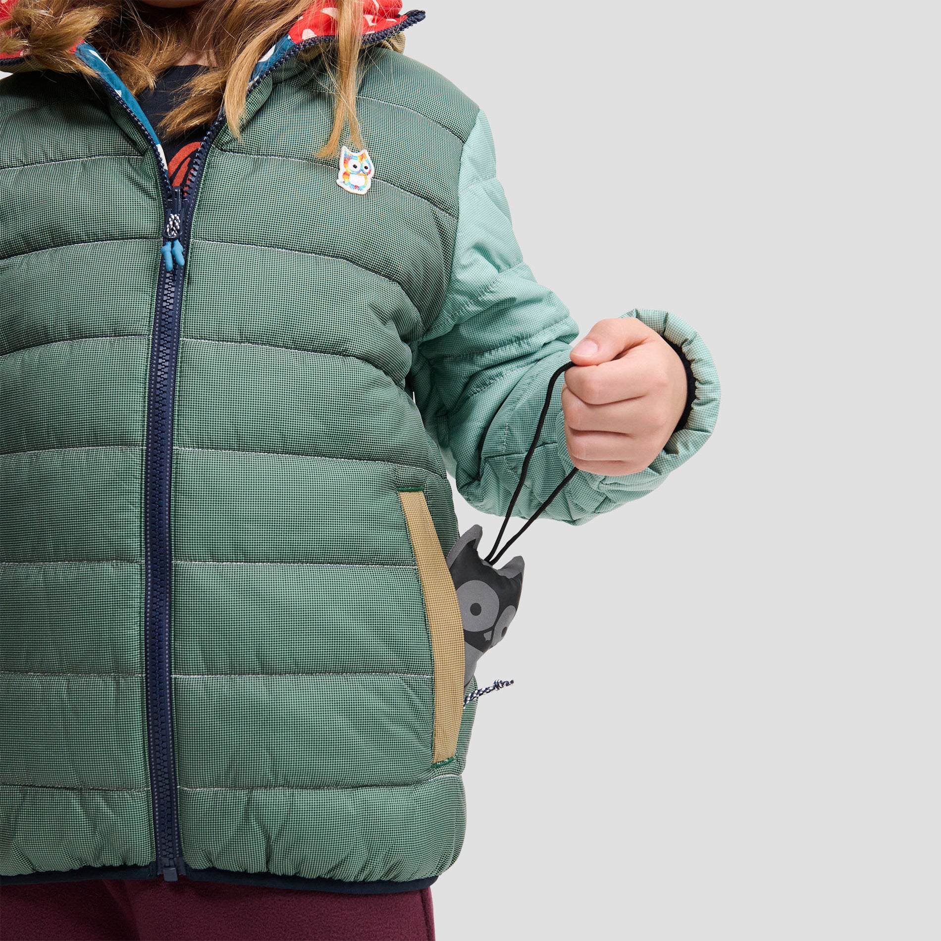 Glow reversible PrimaLoft jacket Upcycled (12)