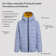 Glow reversible PrimaLoft jacket Upcycled (8)