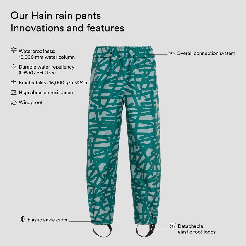 Hain rain pants 