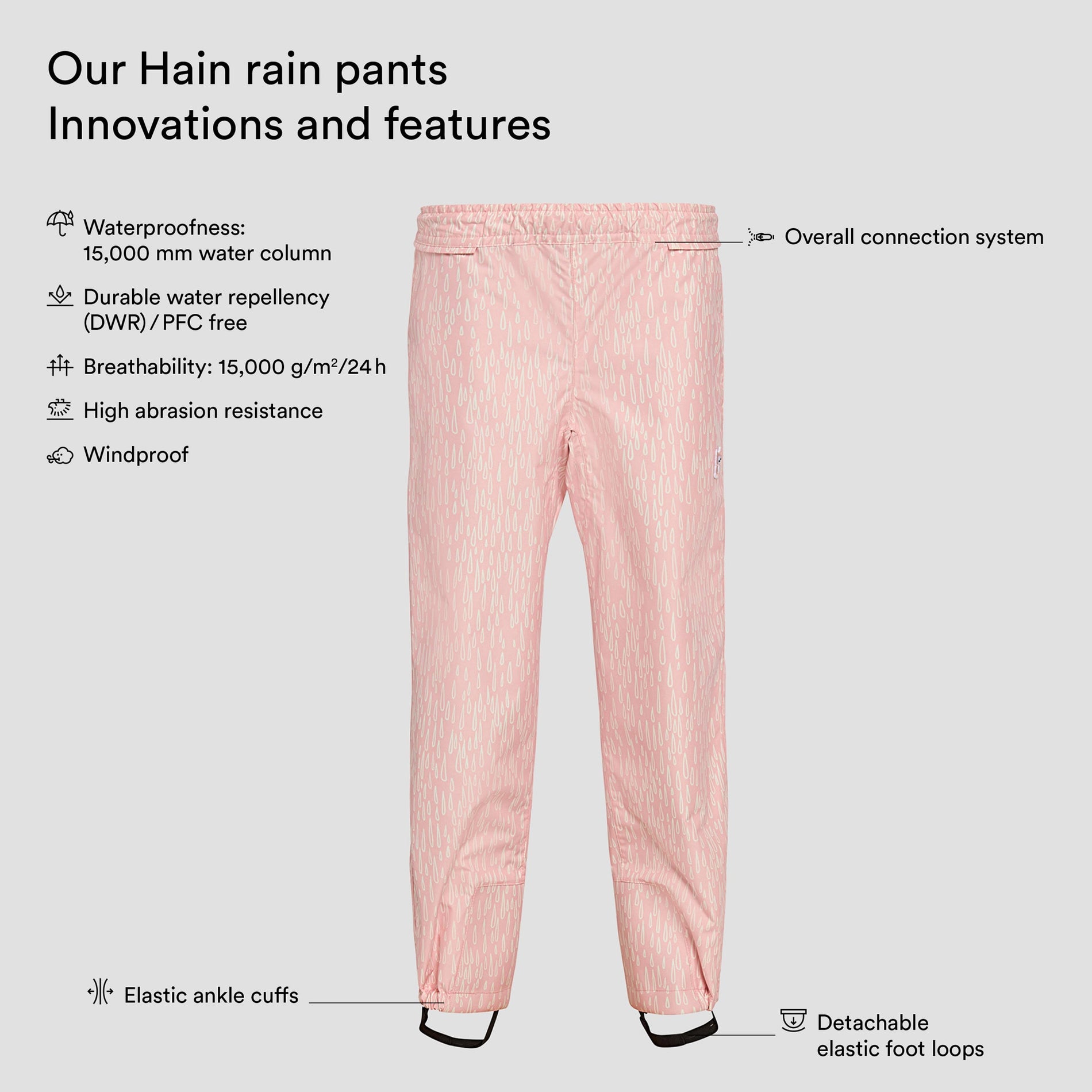 Hain rain pants "Twine" (4)