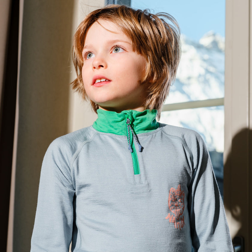 Honu Merino half-zip longsleeve 