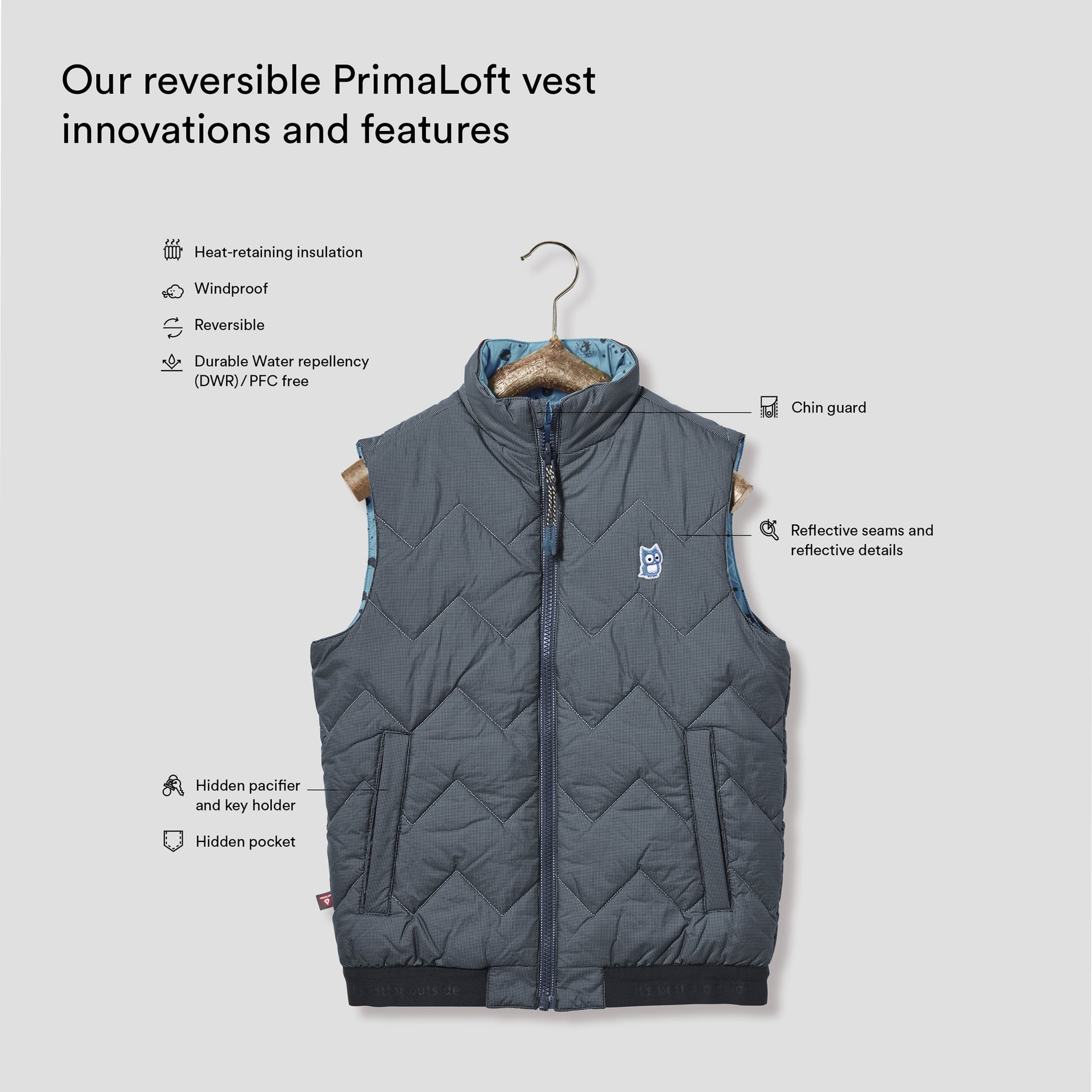 Icon reversible PrimaLoft vest "Galaxy" (4)