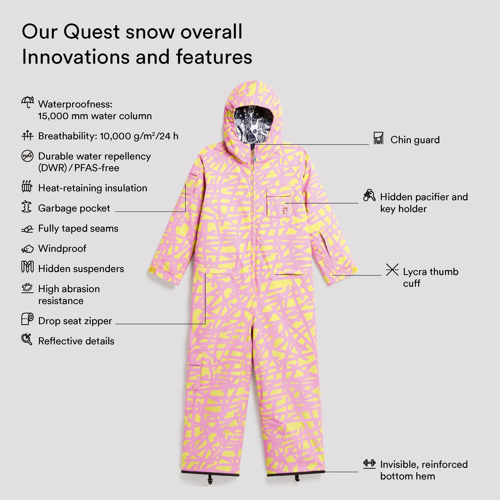 Quest snow overall "Nest" (2)