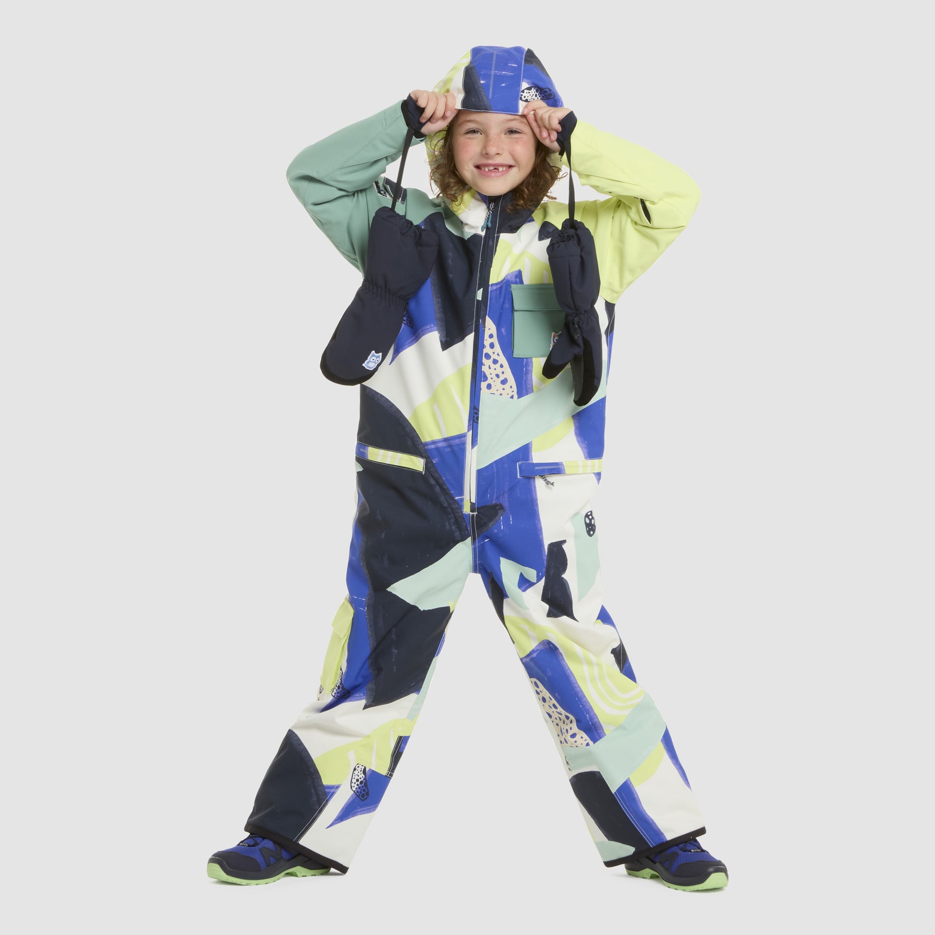 Quest snow overall Upcycled