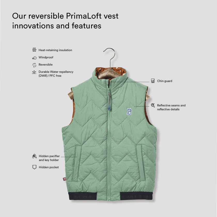 Icon reversible PrimaLoft vest 